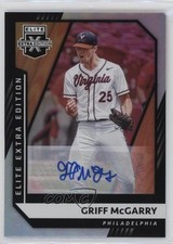 2021 Panini Elite Extra Edition Signatures Griff McGarry #145 Auto et6