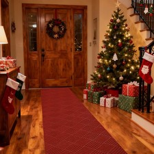 jxgzyy Red Carpet Runner for Party, 2'11" x 9'10" Non-Slip Runner Rug, Easy C...