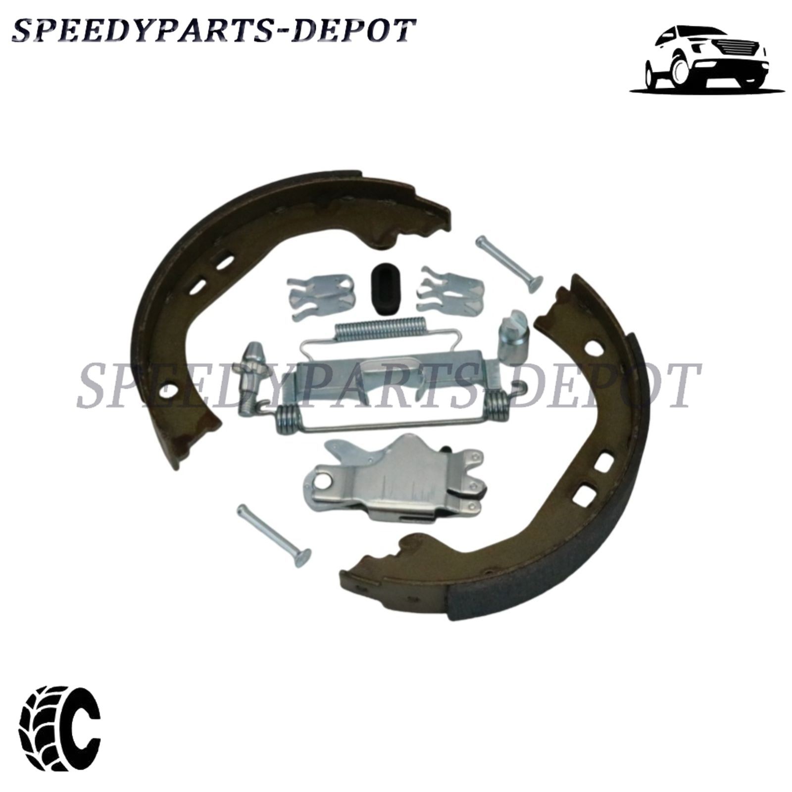Fits for Maserati Ghibli Quattroporte Parking Brake Shoes & Accessory Fastener