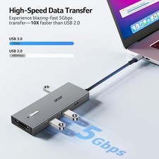 Acer 9-in-1 USB-C Hub Docking Station Dual HDMI USB 3.0 5Gbps PD 100W