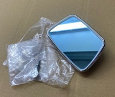 ORIGINAL Mercedes W108 W109 Außen Seiten Spiegel Kopf Glas Rechts Chrom NOS