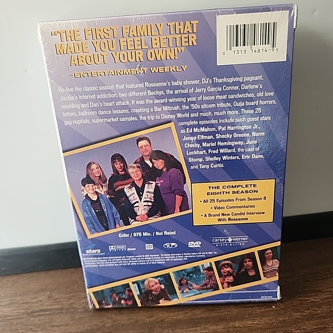 Roseanne - The Complete Eighth Season 8 (DVD, 2007, 4-Disc Set