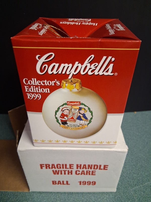  Christmas Ornament 1999 Campbell Kids NIB Campbell Soup Collector’s Edition  
