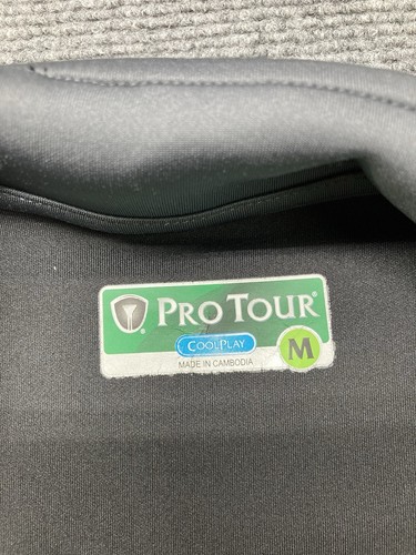 Pro Tour Cool Play Golfweste Herren Größe Medium grau durchgehender Reißverschluss - Bild 2 von 9