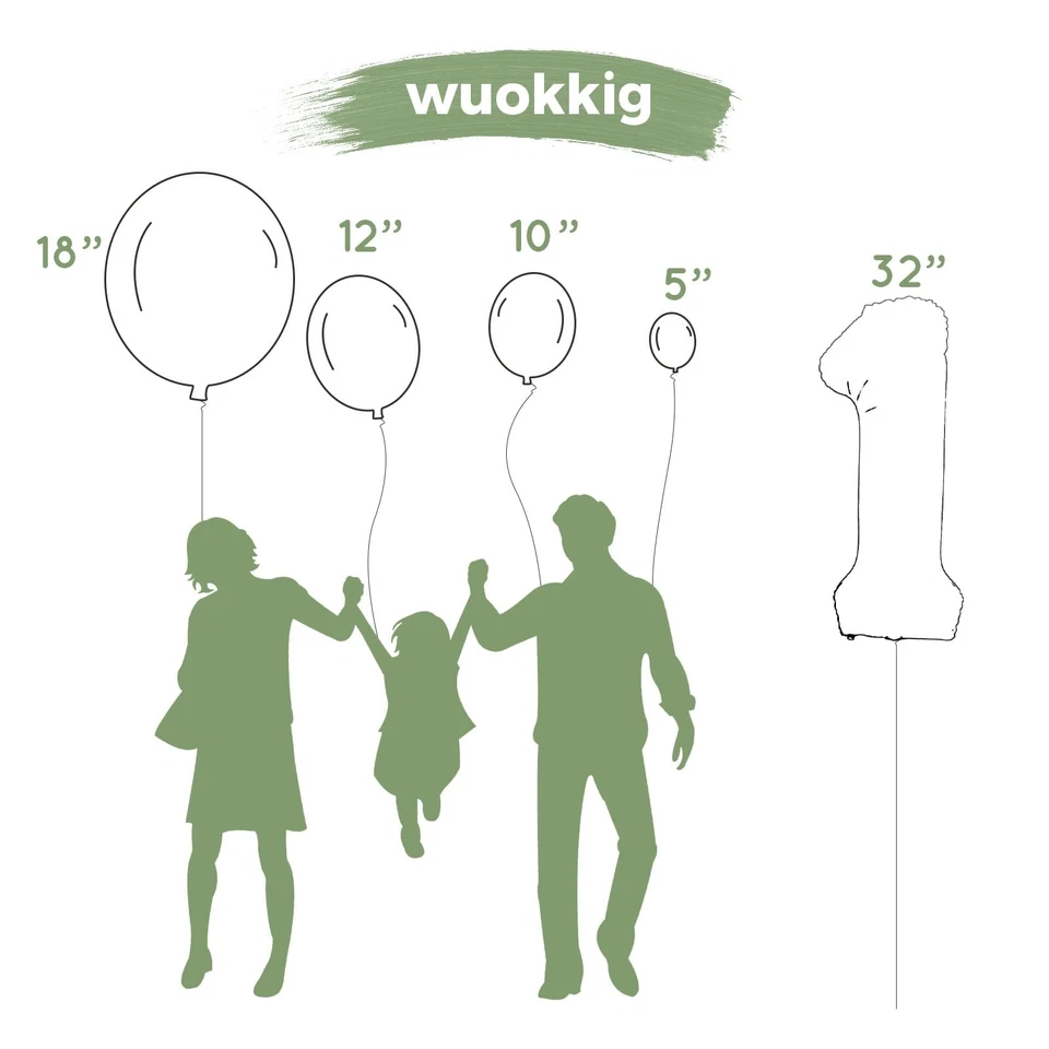 Safari Balloon Arch Kit, Sage Green Brown Balloon Arch for Safari Wedding Sho... - Image 3 of 4