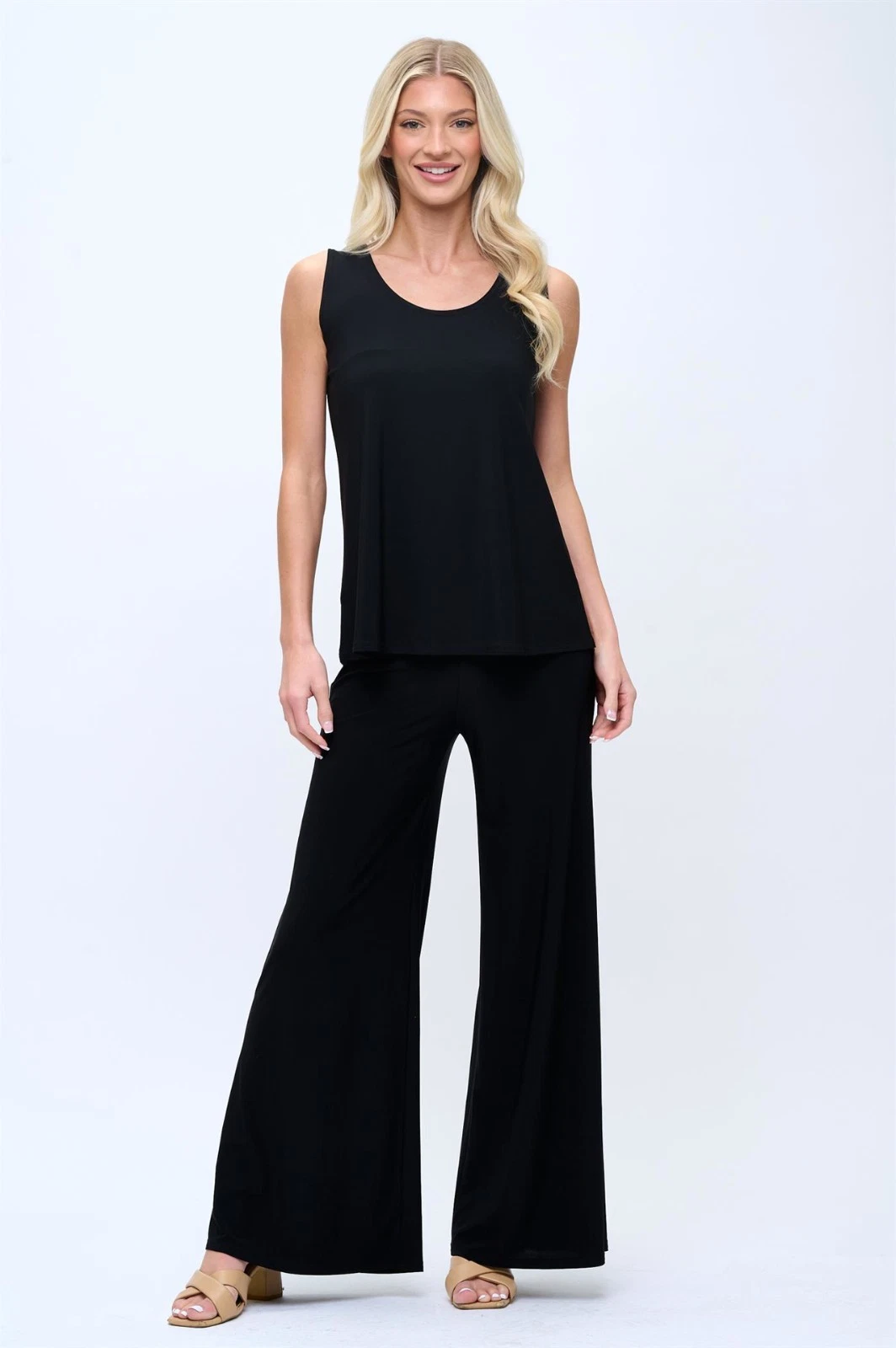Travel Knit Pants, NEW, Polyester/Spandex, Elastic waist, Black #5045 BN
Opens in a new window or ta