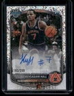 2025-26 Bowman Chrome Prospect Autographs Speckle Refractor Keyshawn Hall RC