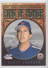 2008 Topps Update Ring of Honor 1986 New York Mets Davey Johnson #MRH-DJ 0q4