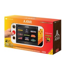 My Arcade Atari Gamestation Go: Rechargeable Battery, Over 200+ Large, Black image