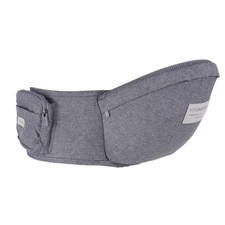 Hip Seat Baby Carrier Babies Toddlers Adjustable Waist Belt for Newborn Grey