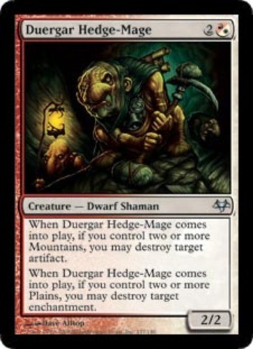 1x Duergar Hedge-Mage - Foil Moderate Play MTG Magic - Kid Icarus -