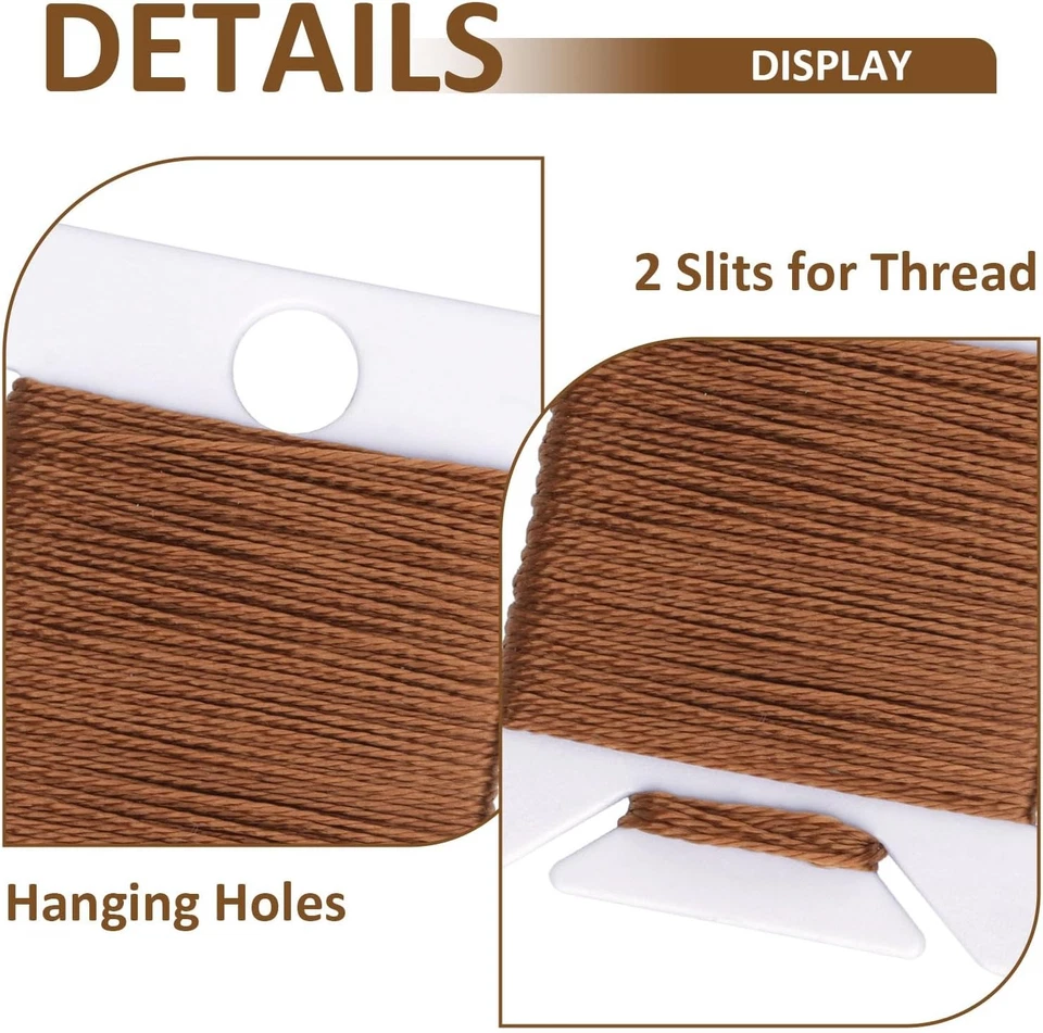 200 шт. белых пластиковых бобин/органайзеров для вышивки крестиком - Изображение 4 из 4