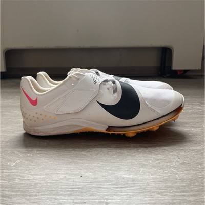 Nike Zoom LJ Elite Long Jump Track & Field Spikes White Black ZOOM LJ ELITE