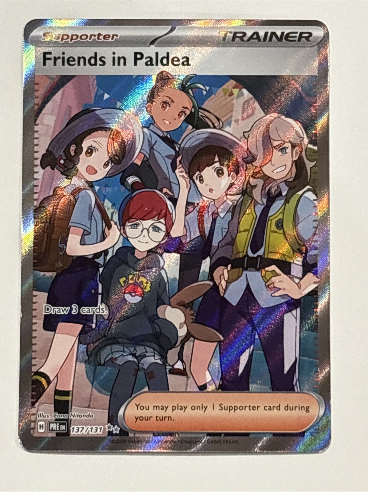 Friends in Paldea 137/131 Sv: Prismatic Evolutions Holo Pokemon NM/Mint