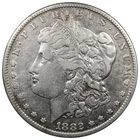 1882-CC Morgan Dollar VF+ VERY FINE Details Cleaned Coin A3153