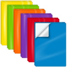 12 Pack Dry Erase Sheets, 8.3" x 8.3 inches x 11.7 inches, Red, Blue, Yellow
