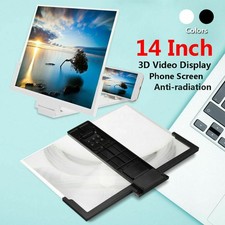 14in Phone Screen Magnifier With Holder Portable Mobile Screen Magnifier NEW