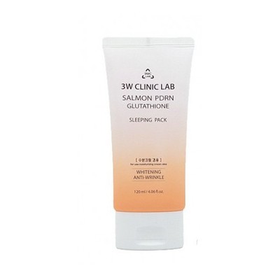 3W CLINIC Salmon PDRN Glutathione Sleeping Pack 120mL K-Beauty