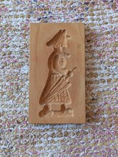Wooden Cookie Butter Mold Mould Woman Kitchen Decor