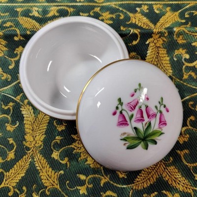 Augarten Alpine Flower Bonbonnière Trinket Box