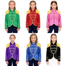 Unisex Kids Jacket School Costume Rock Band Coat Show Outfits Stage Dress Up