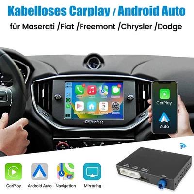Kabellose CarPlay/Android Auto Adapter für Maserati/Fiat/Freemont/Chrysler/Dodge