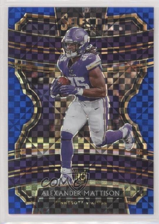 2019 Panini Select Concourse Blue Prizm 62/175 Alexander Mattison #64 06ua