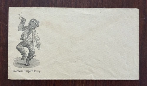 c1860's Civil War Patriotic Cover cachet I'se from Harper's Ferry