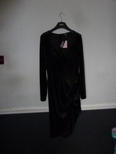 Pretty Little Thing Shape Corset Split Midi Dress Size 14