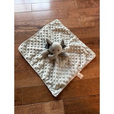 BORITAR Elephant Baby Lovey Security Blanket Plush Gray Animals Safari