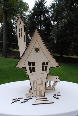 haunted house dollhouse kit