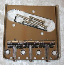 Tele Bridge Brücke T32 chrom verchromt hochgezogener Vintage Rahmen Gitarrenbau 