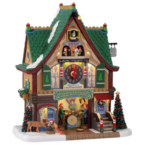 Lemax Christmas Village Friendly Forest Clockworks - 15734 - Picture 1 of 3