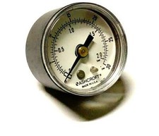 Ashcroft 0-30 PSI Pressure Gauge 1/8" NPT Back Mount