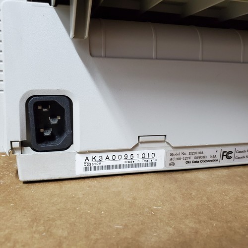 Okidata Oki Microline 321 Turbo Dot Matrix 9 Pin Printer D22810A Tested *READ* - Picture 11 of 14