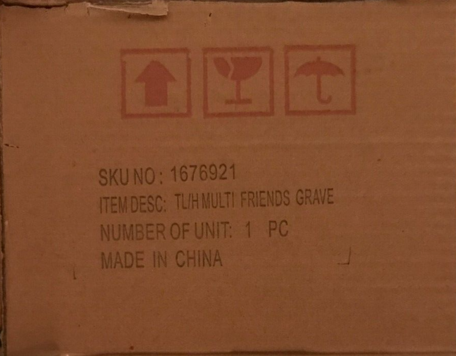 Yankee Candle Halloween Friends Multi Tea Light Holder Grave NIB FREE