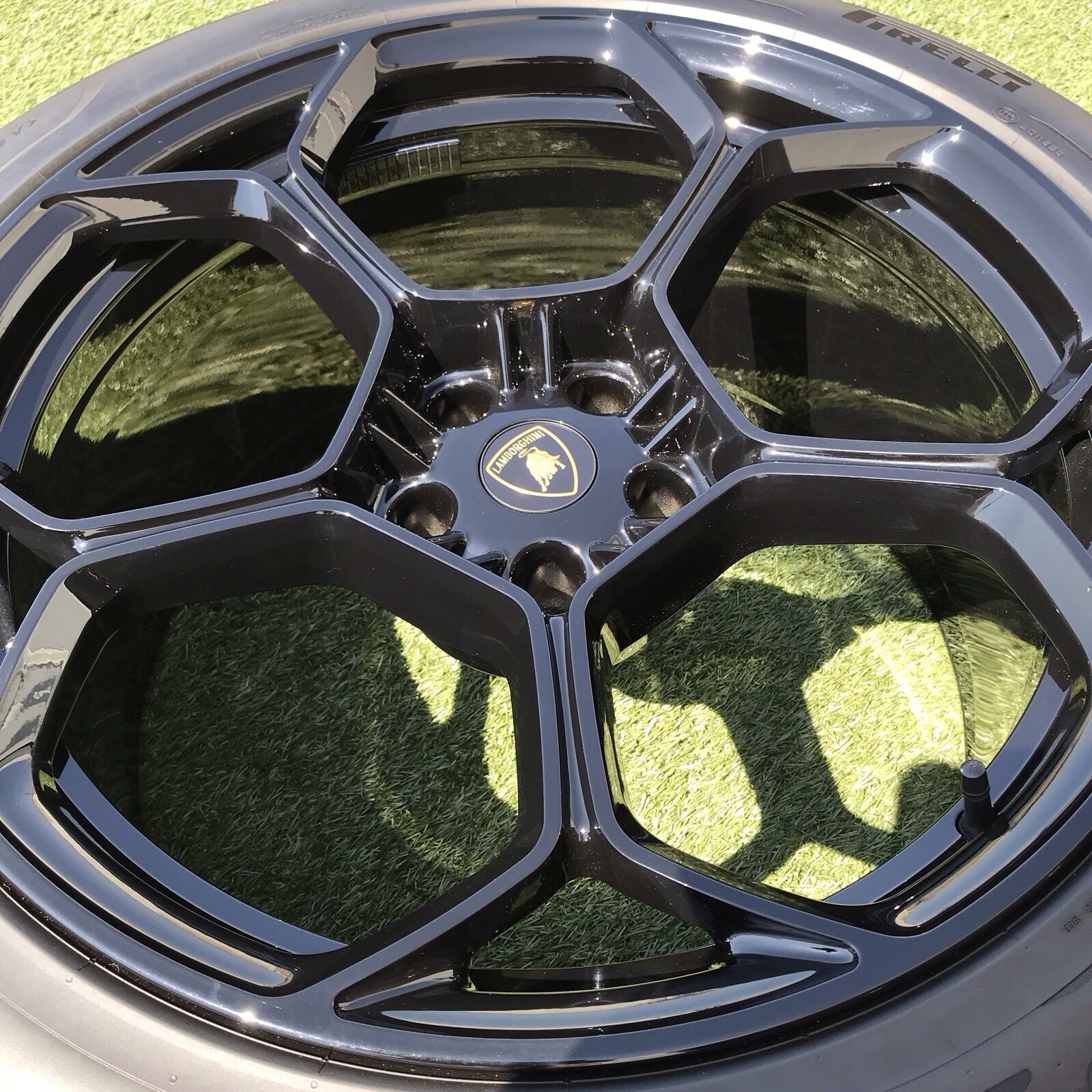 22 LAMBORGHINI PERFORMANTE 2024 RIMS TIRES URUS WHEELS BLACK
