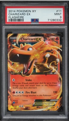 2014 Pokemon XY Flashfire Holo Charizard EX #11 PSA 9 MINT | eBay