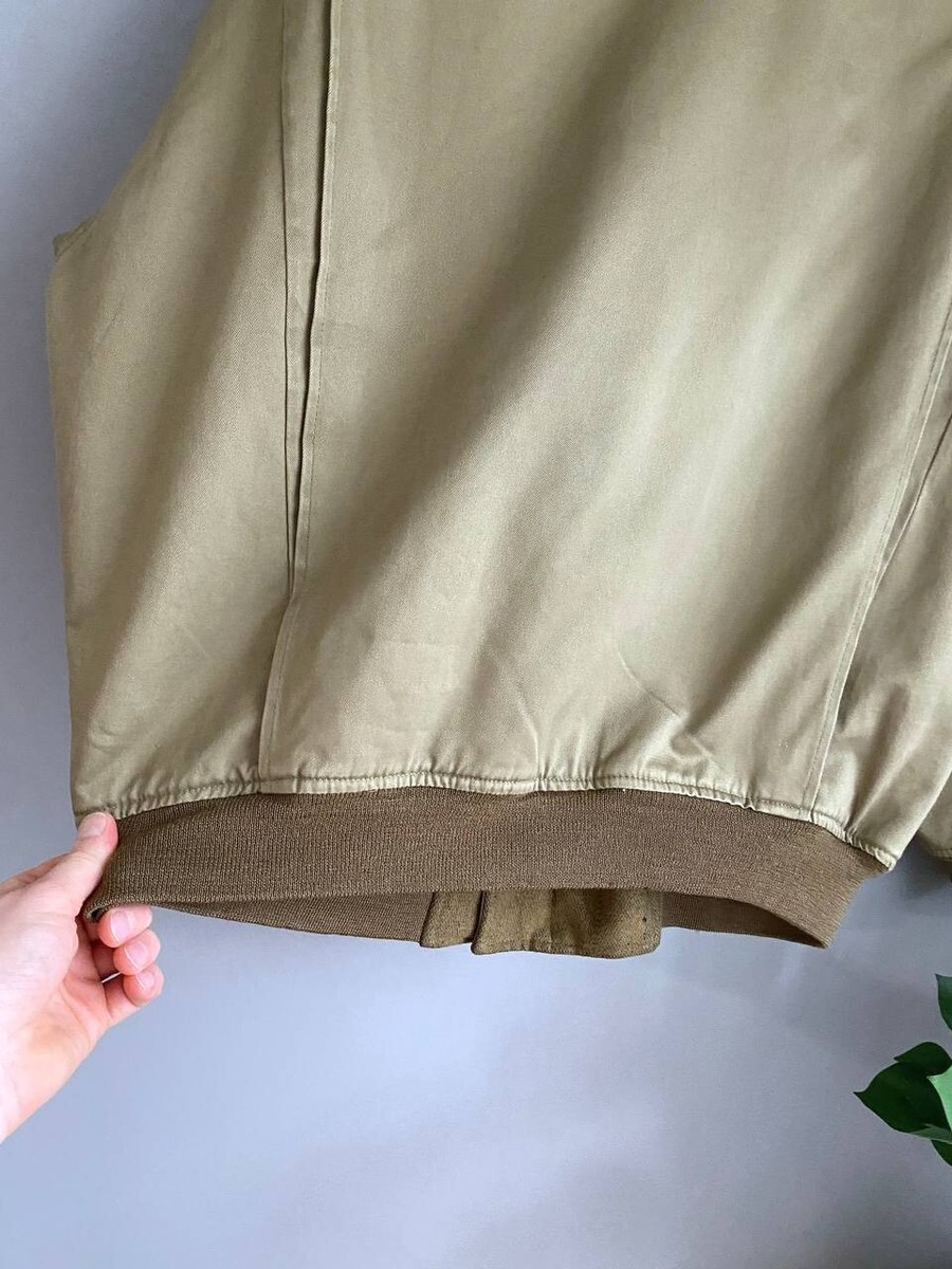 Vintage 1940s US Army Tanker Jacket WWII Wool Lining Zip TALON
