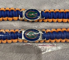 Florida Gators Paracord Survival Bracelet 9 Inch With Sturdy Alloy Closure 