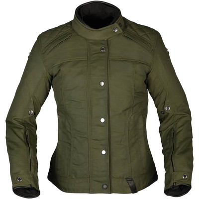 Ladies Motorcycle Jacket 34 - Modeka Thiago Lady - Waterproof Olive