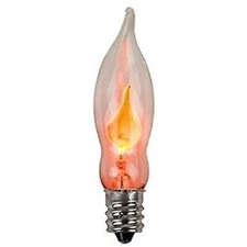 1W 120V Flicker Flame Bulb Flickering E12 Candelabra Base