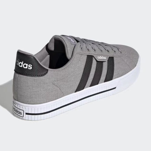 Adidas Daily 3.0 Low Men’s Size 9.5 Casual Lifestyle Shoes Gray Black FW3270 New - Picture 15 of 15
