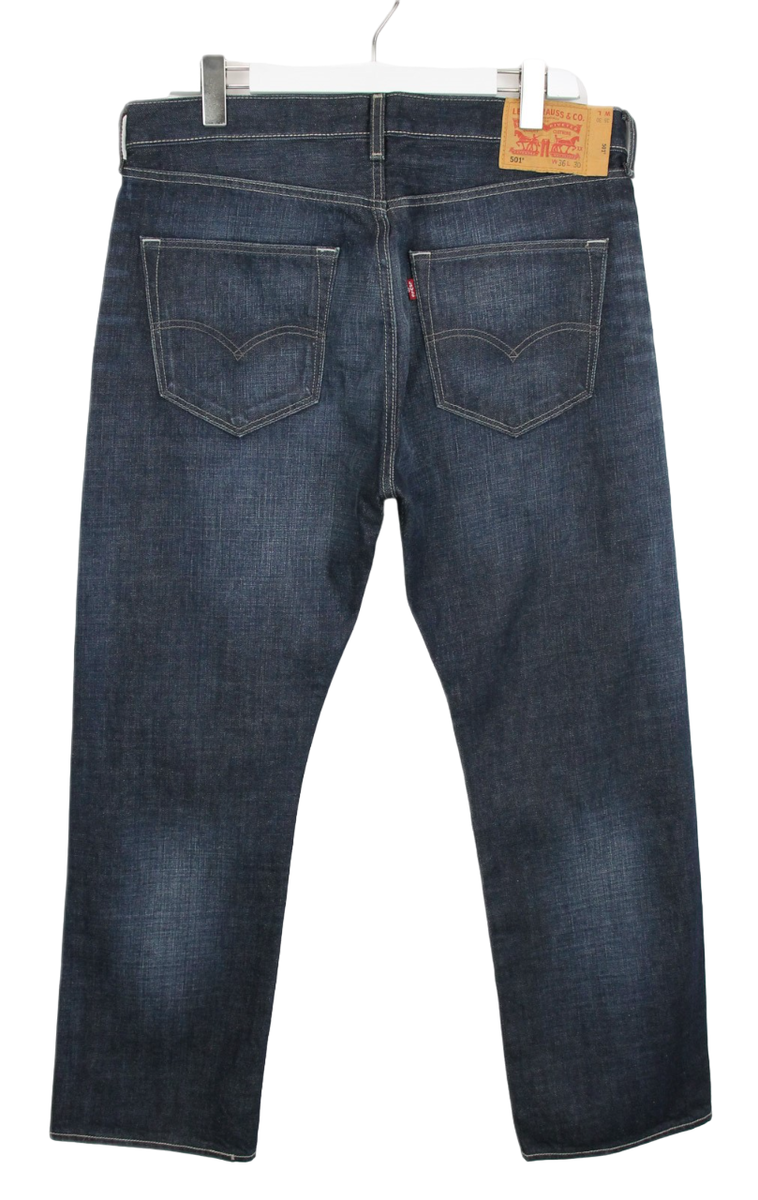 LEVI's 501 Jeans Men's W36/L30 Straight Leg Button Fly Faded LEVI's 501 Jeans Men's W36/L30 Straight Leg Button Fly Faded