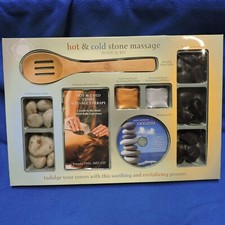 Hot and Cold Stone Massage Book and Kit with CD