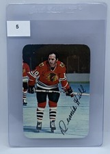 1976-77 Topps Hockey Glossy Dennis Hull Blackhawks #16 Pack Fresh