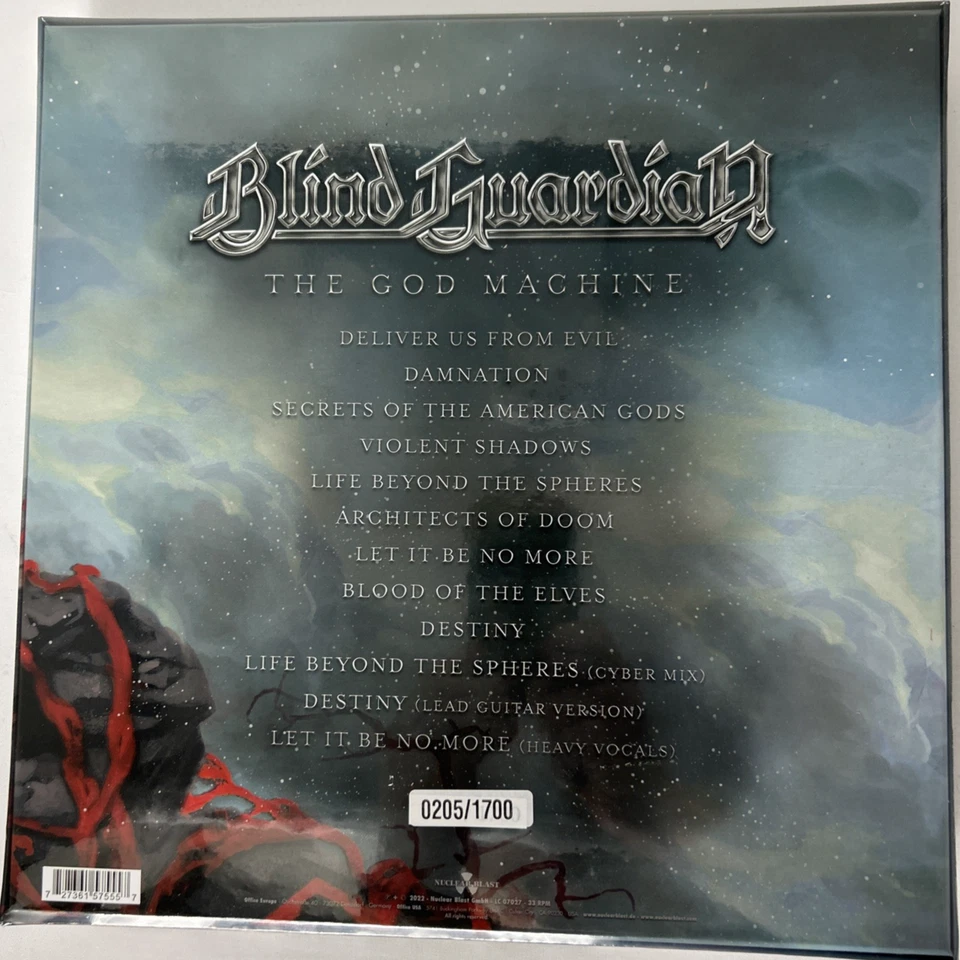 Blind Guardian The God Machine Box set, Vinyl, 2x LP, CD, Slipmat, Numbered - Image 3 of 4
