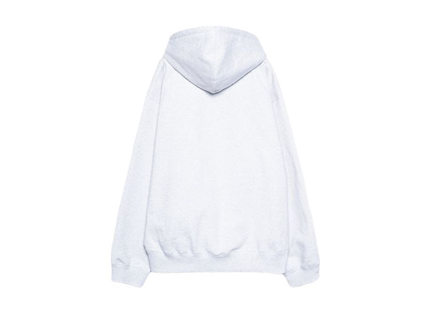 Supreme Champion Zip Up Hooded Sweatshirt Ash Grey image 2