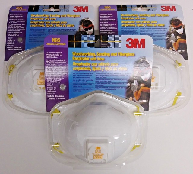 3M Woodworking and Sanding Particulate Respirator - Pack 