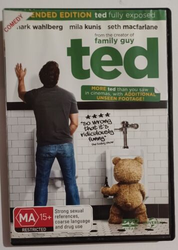 Ted DVD Region 4 GC Ex Rental Mark Wahlberg Extended Edition Free Postage  - Picture 1 of 7